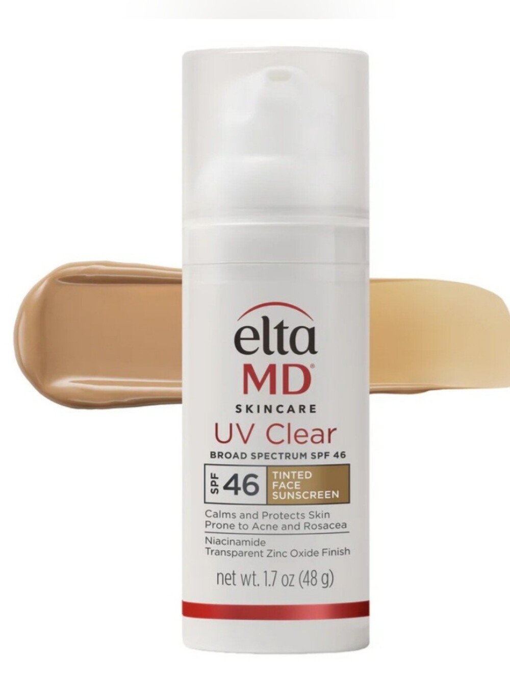 EltaMD UV Clear Tinted Broad-Spectrum SPF 46 New 1.7oz